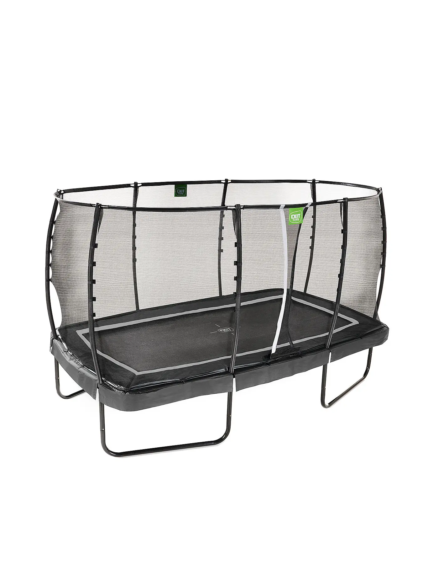 EXIT TOYS | Allure Premium Trampolin 244x427cm Schwarz | 
